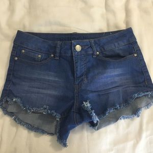 Denim shorts